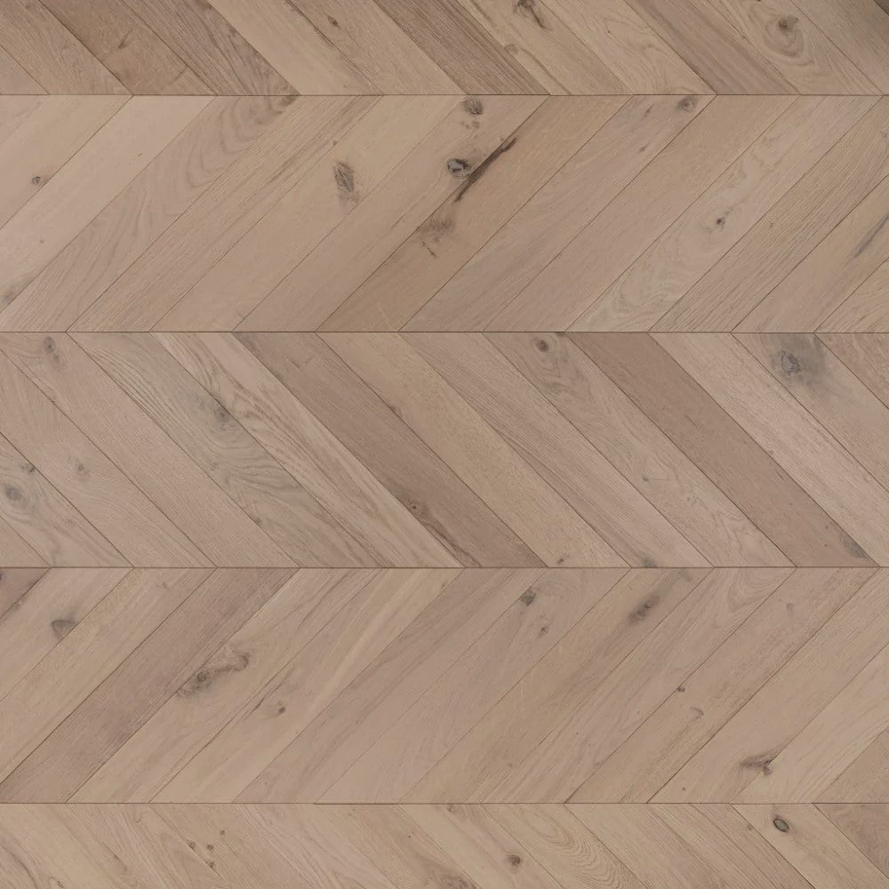 Chevron 14/3x90x510mm Engineered Unfinished Rustic Grade