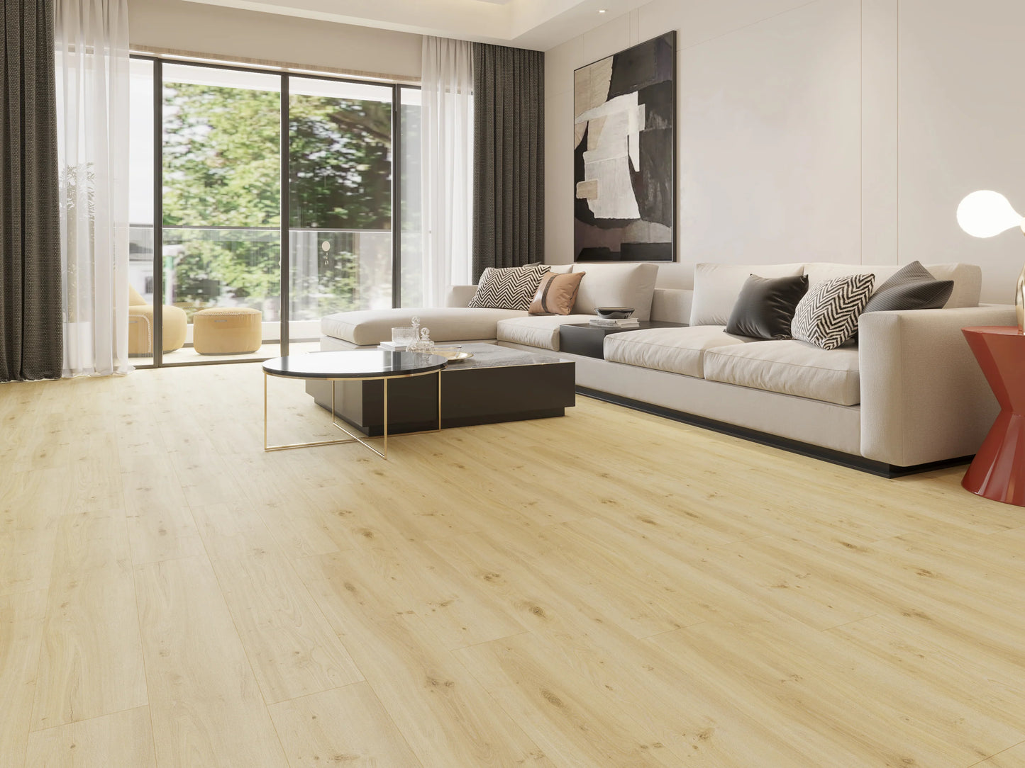 SPC 5.2/0.3x181x1220(1mm IXPE), V-5Gi Limed Oak