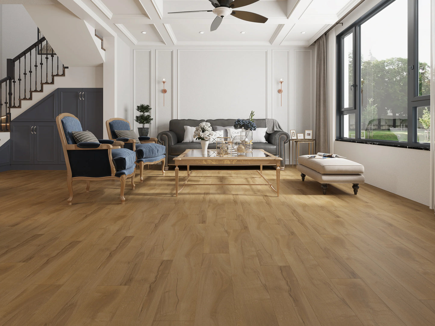 SPC 5.2/0.3x181x1220(1mm IXPE), V-5Gi Farmhouse Oak