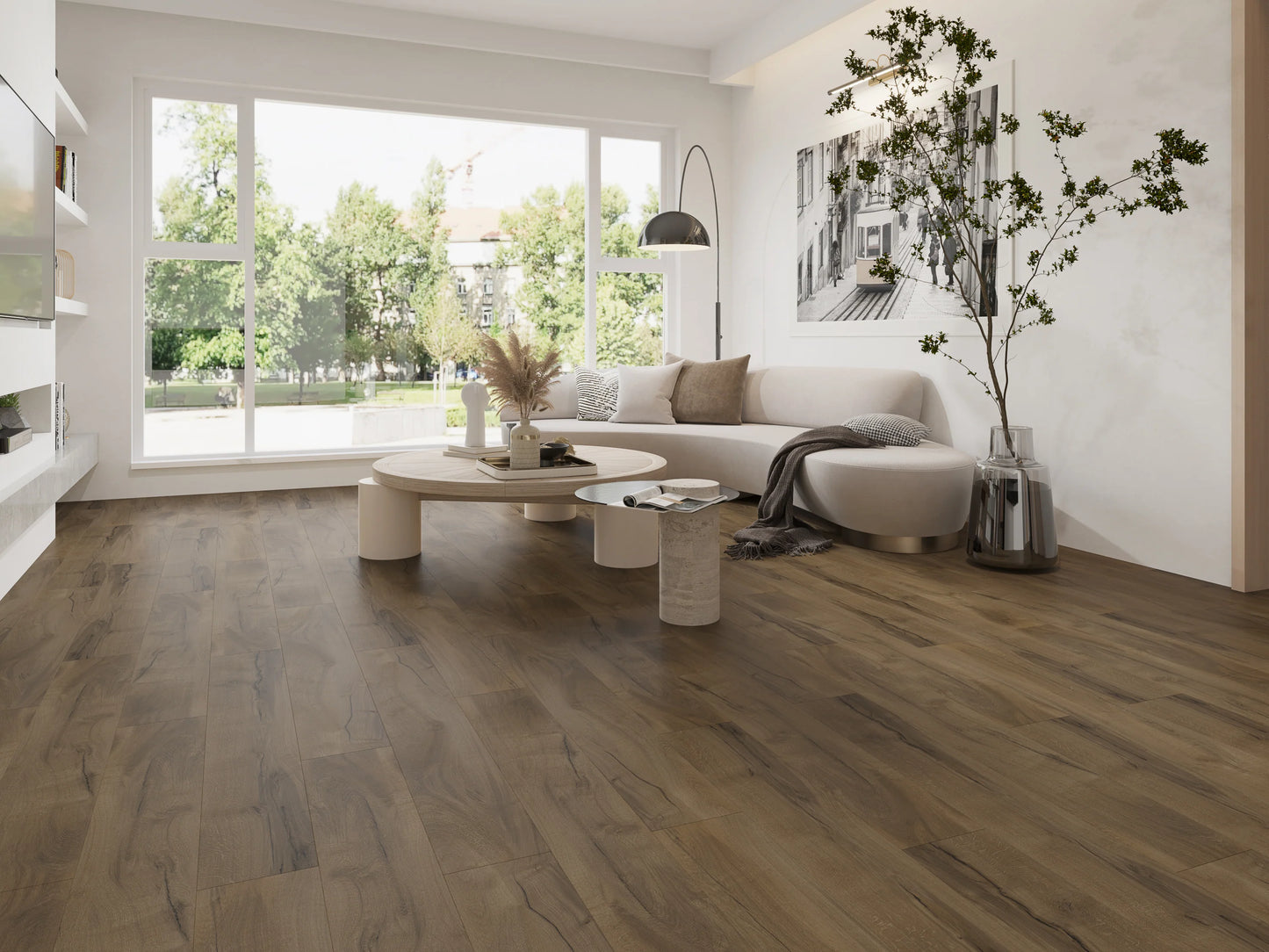 SPC 5.2/0.3x181x1220(1mm IXPE), V-5Gi Coffee Oak
