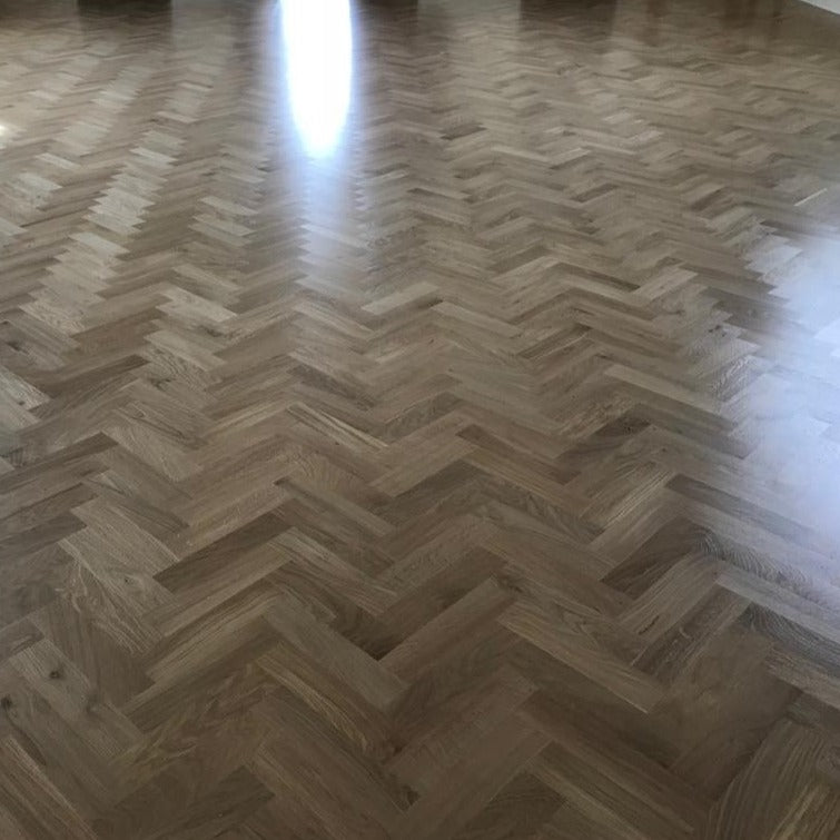 Rustic Solid Oak Parquet Blocks Square Edge Tongue & Groove Unfinished size 16/22 x 70x280mm