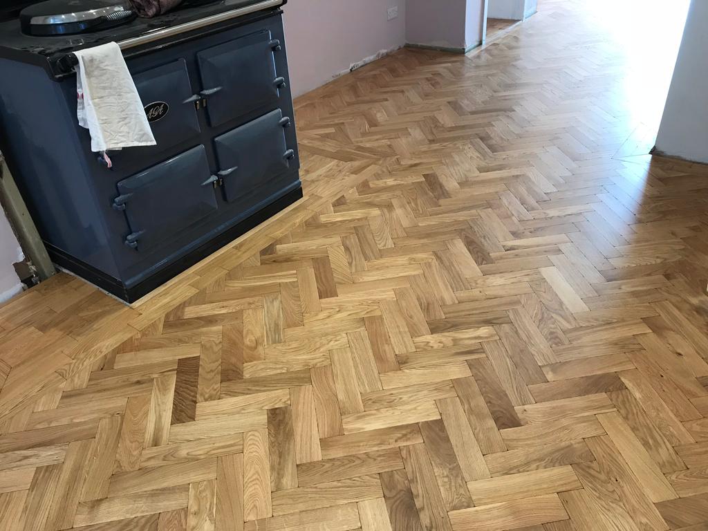 Rustic Solid Oak Parquet Blocks Tumbled Tongue & Groove Unfinished size 16/22 x 70x280mm