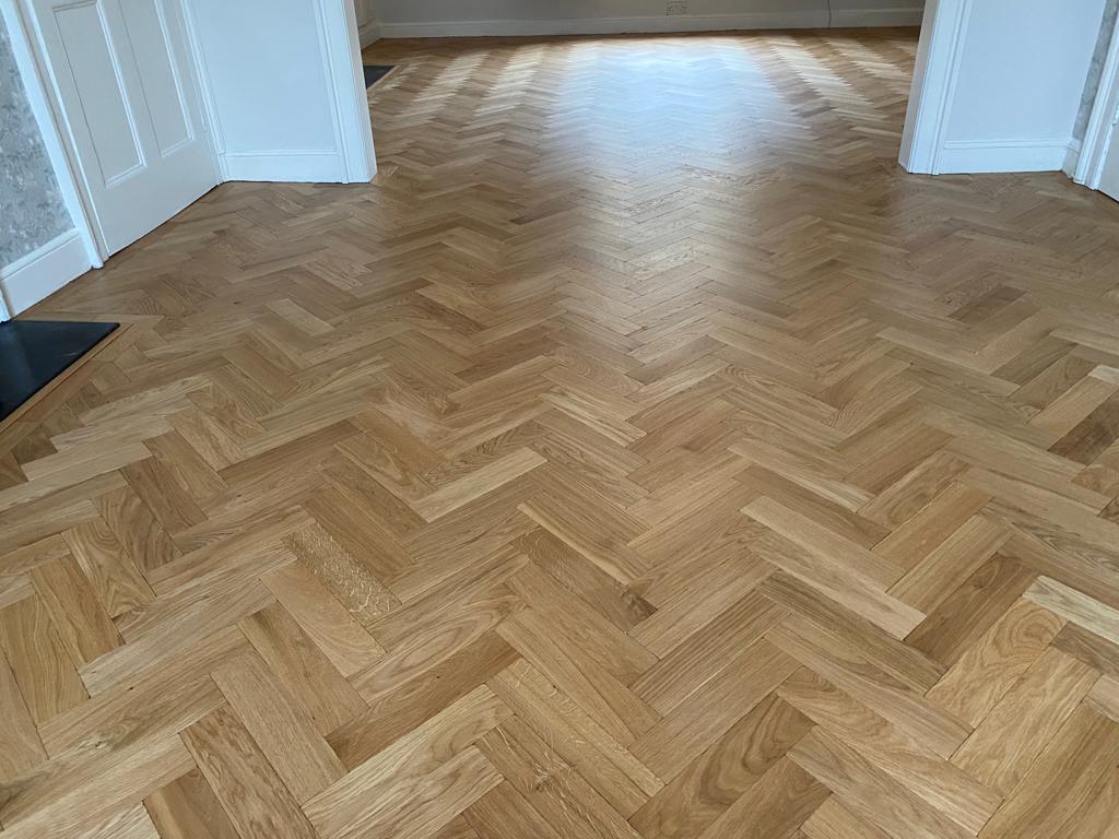 Rustic Solid Oak Parquet Blocks Tumbled Tongue & Groove Unfinished size 16/22 x 70x280mm