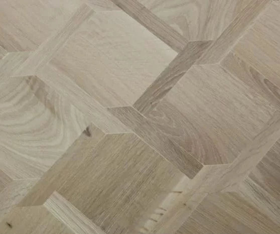 Mansion Weave Unfinish Square Edge Solid Oak Rustic