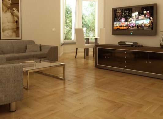 Rustic Solid Oak Parquet Blocks Square Edge Tongue & Groove Unfinished size 16/22 x 70x280mm